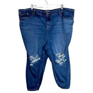 Torrid MidFit Distressed Skinny Super Soft High-Rise Jean Size 28S